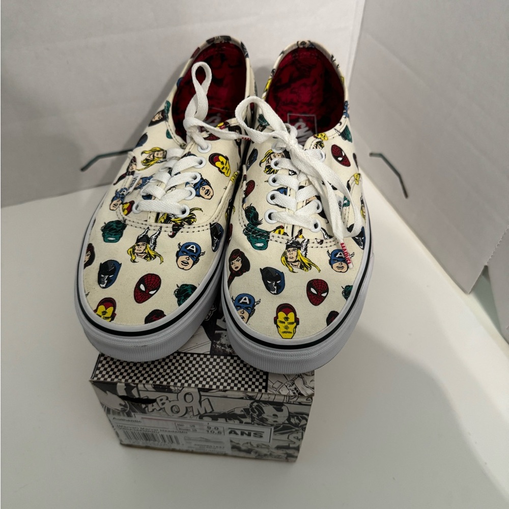 Vans Avengers Head Sneakers- Size 9